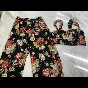 Floral two-piece set